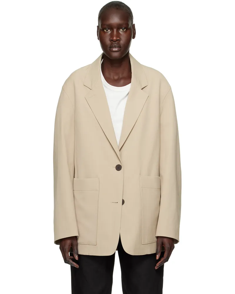 Studio Nicholson Beige Conde Blazer Corn
