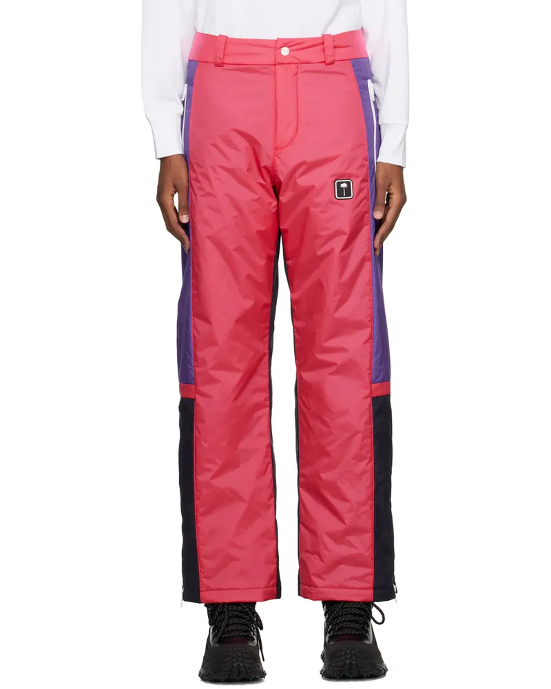 Palm Angels Pink Thunderbolt Ski Pants Fuchsia