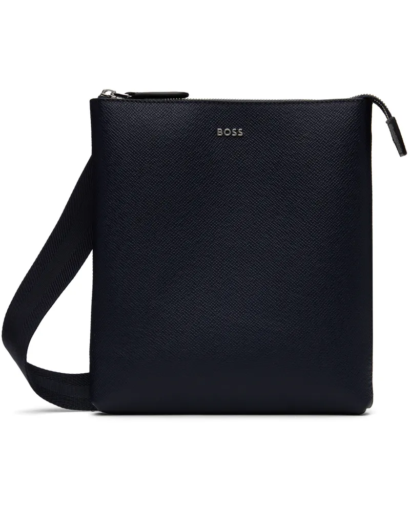 HUGO BOSS Navy Envelope Cardholder & Pouch Set 404-dark
