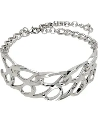 Blumarine Silver B Monogram Choker Nnikel