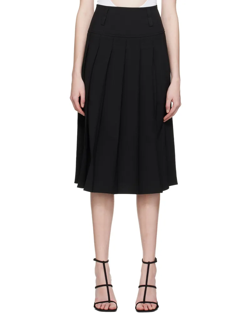 Beaufille Black Devi Midi Skirt Black