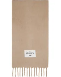 Acne Studios Beige Fringe Alpaca Scarf Dfj