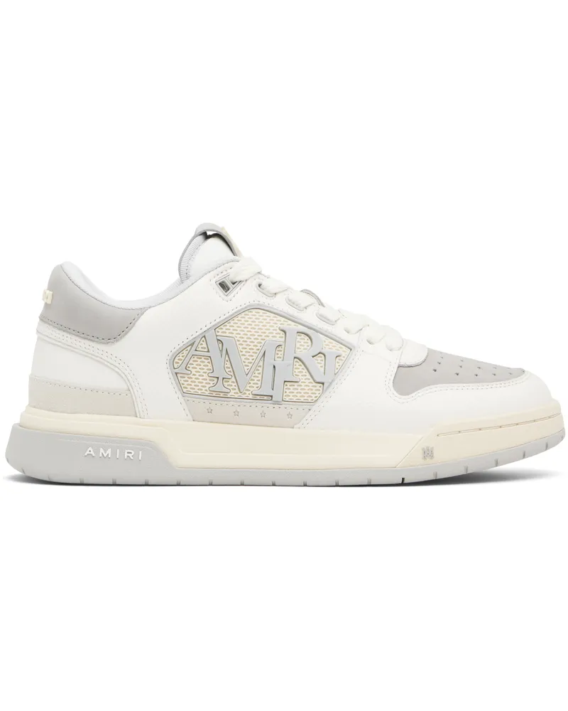 Amiri White & Gray Classic Low Sneakers Grey