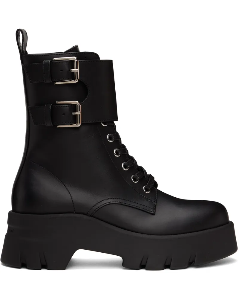Gianvito Rossi Black Marloe Ankle Boots Black