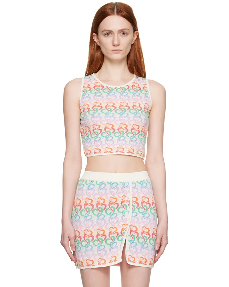 Marco Rambaldi Multicolor Heart Tank Top 999
