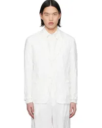 AURALEE White Finx Blazer White