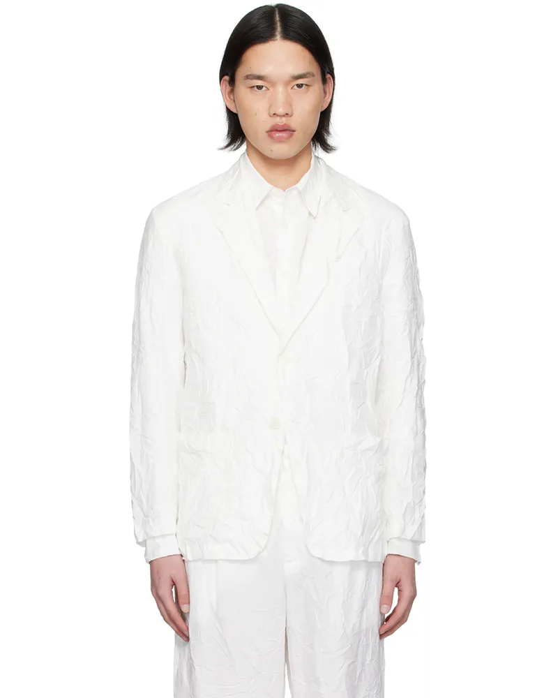 AURALEE White Finx Blazer White