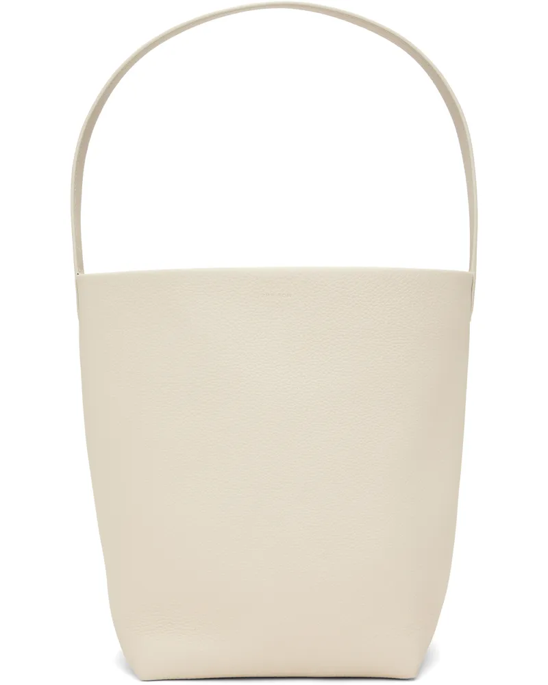 The Row Off-White Medium N/S Park Tote Ivr