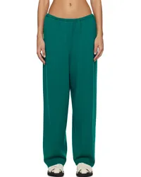 CORDERA Green Elasticized Lounge Pants Teal