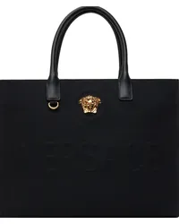 Versace Black 'La Medusa' Large Tote 1b00v-black-