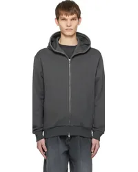 ATTACHMENT Gray Zip-Up Hoodie C