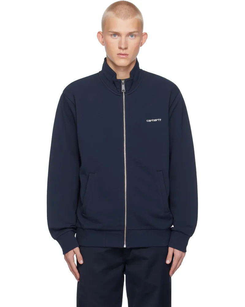 Carhartt WIP Blue Script Embroidery Jacket 2ahxx
