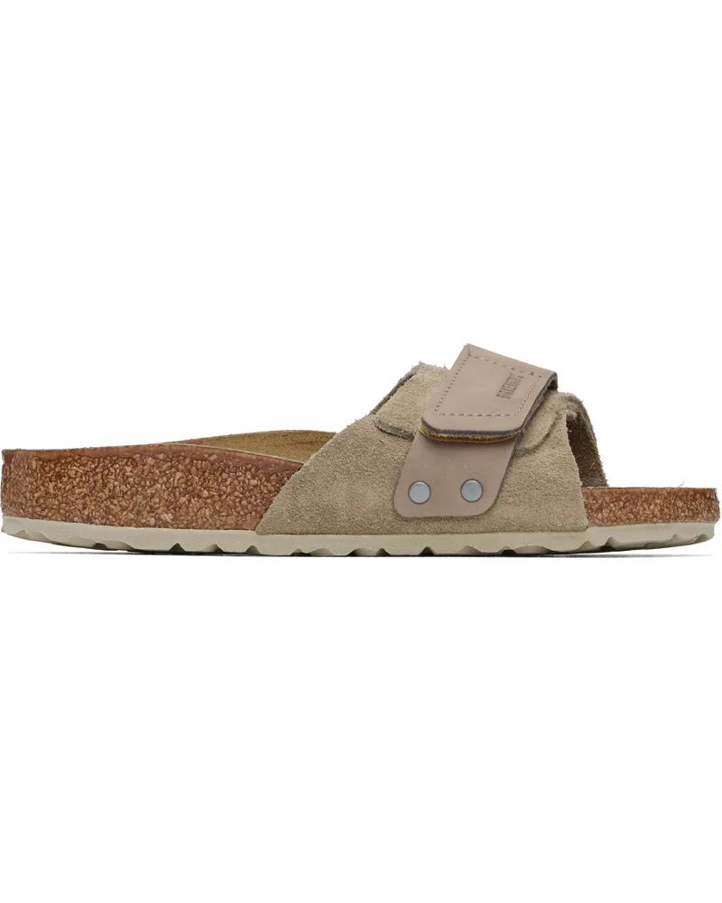 Birkenstock Taupe Narrow Oita Sandals Taupe