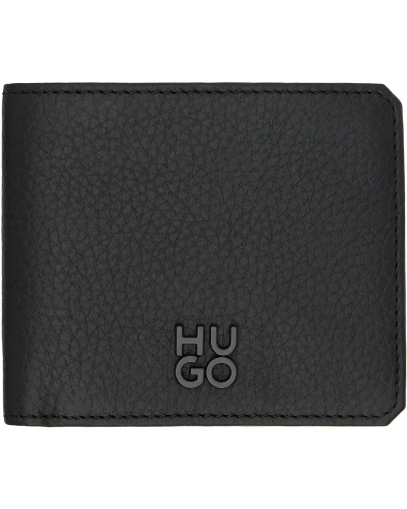 HUGO BOSS Black Leather Wallet 001-black