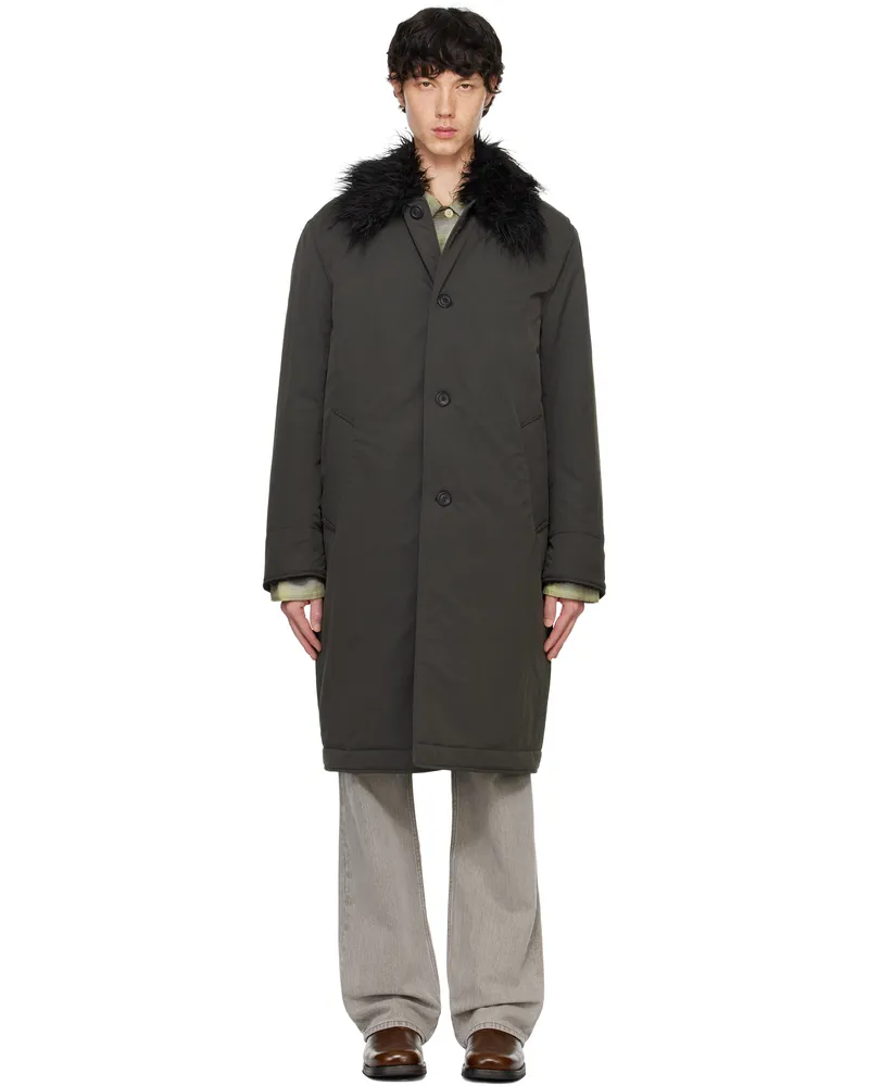 Our Legacy Khaki Polar Coat Vapor