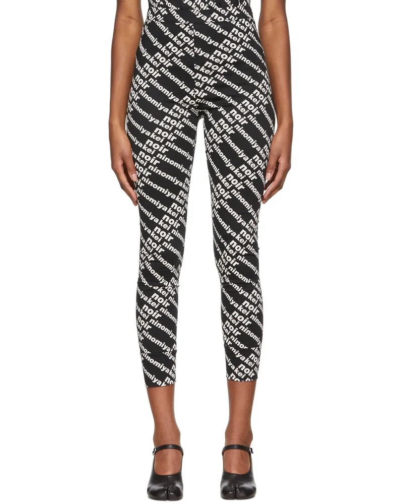 Noir Kei Ninomiya Black Cotton Leggings 1