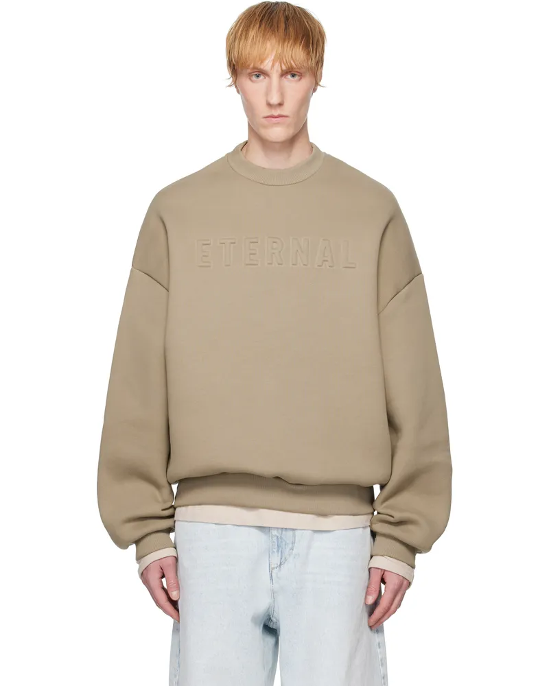 Fear of God Beige 'Eternal' Sweatshirt Dusty