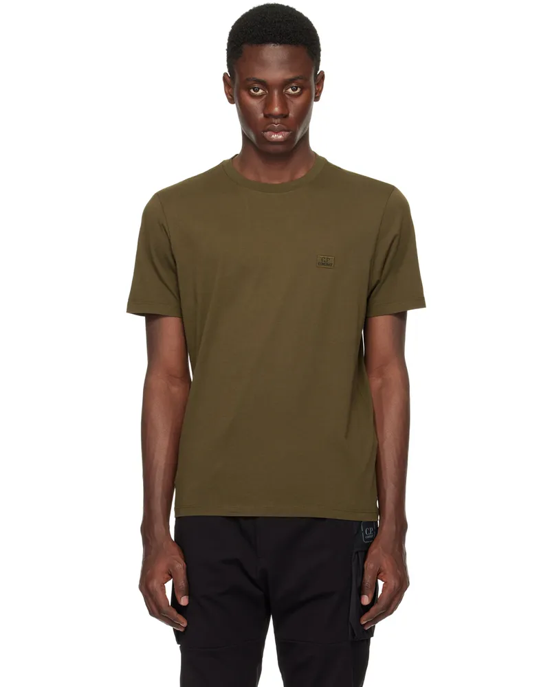 C.P. Company Khaki Patch T-Shirt Ivy