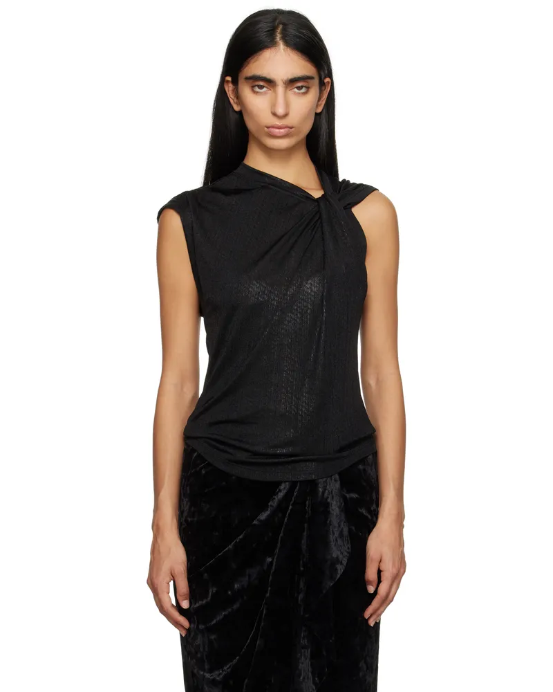 Étoile Isabel Marant Black Naylor Top 01bk