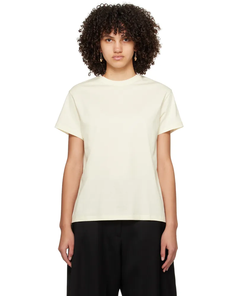Studio Nicholson SSENSE Exclusive Off White Marine T-Shirt Dove