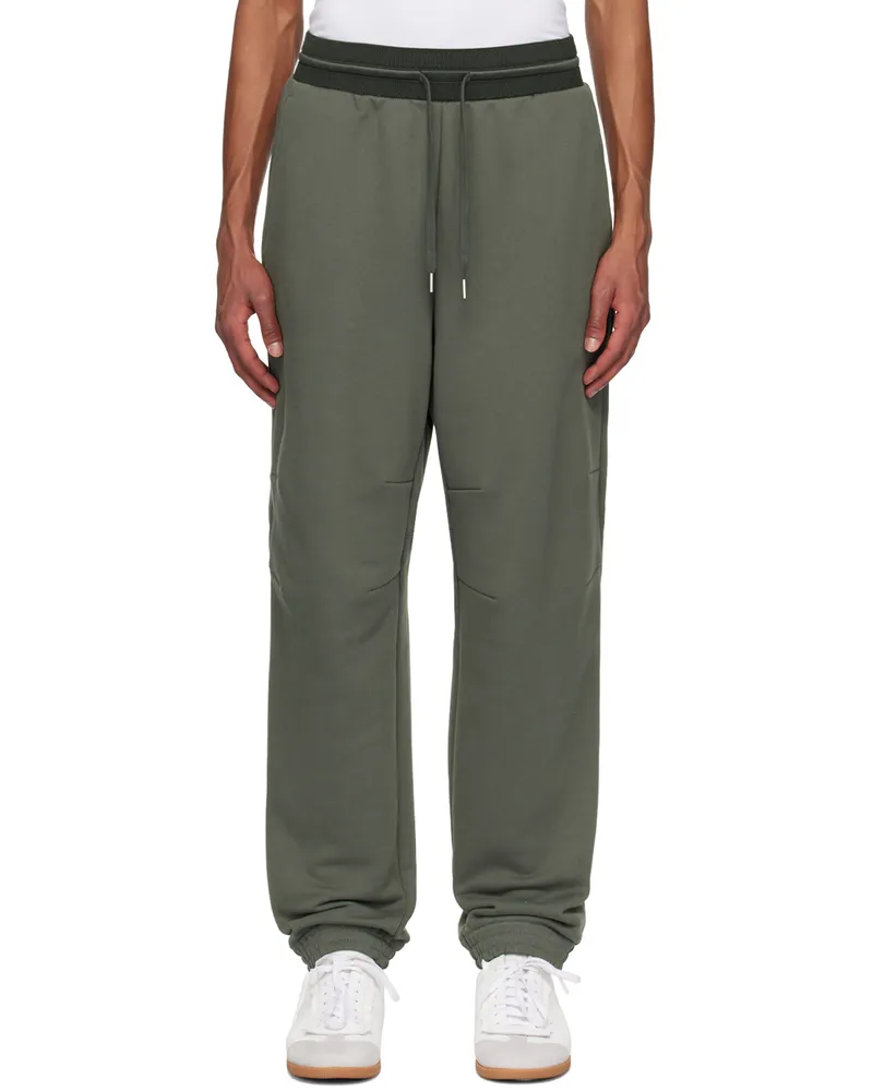 Helmut Lang Gray Curve Sweatpants Black