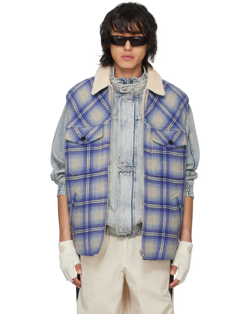 Isabel Marant Blue Kiraneo Vest 30bu