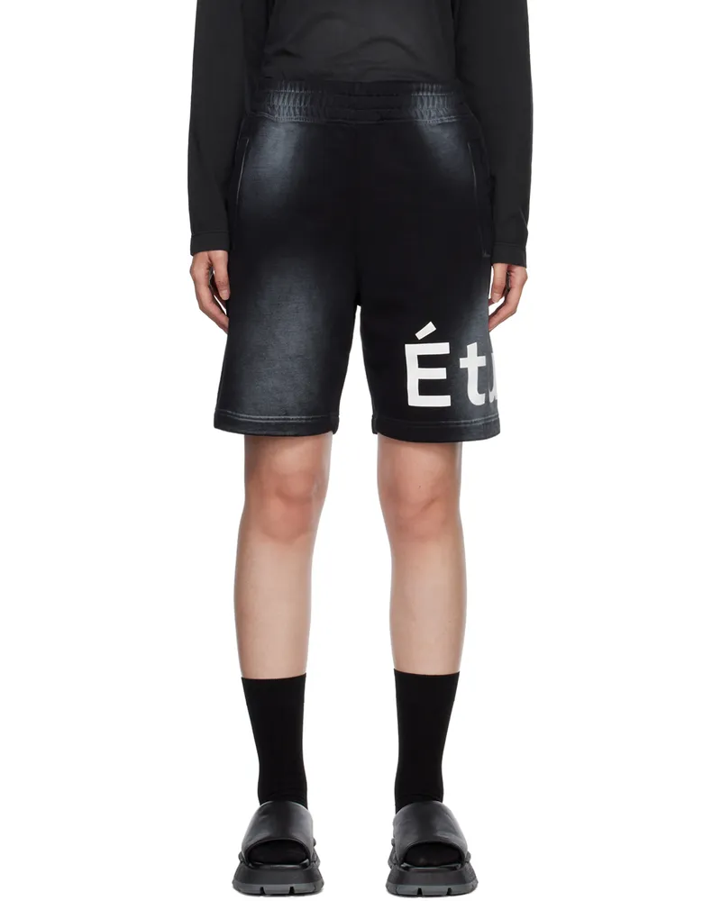 Études Studio SSENSE Exclusive Black Tempera Shorts Black