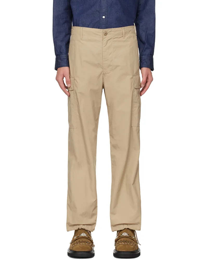 Beams Plus Beige Military Cargo Pants Beige20