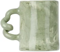 Green Stripe Delights Wiggle Mug