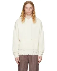 Marni White Dishevelled Hoodie 00wlily