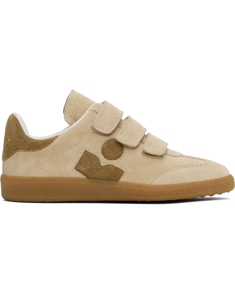 Isabel Marant Beige Beth Sneakers Toffee