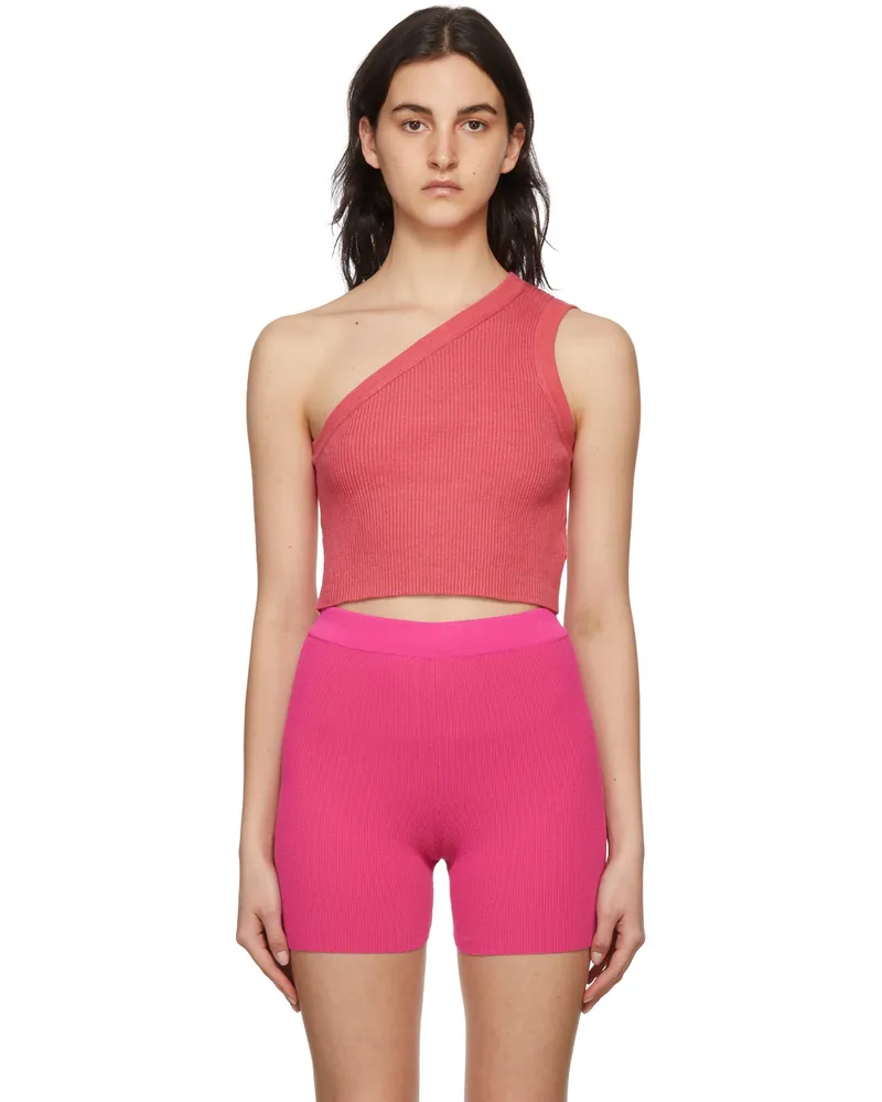 Jacquemus Pink 'La Maille Ascu' Tank Top 430