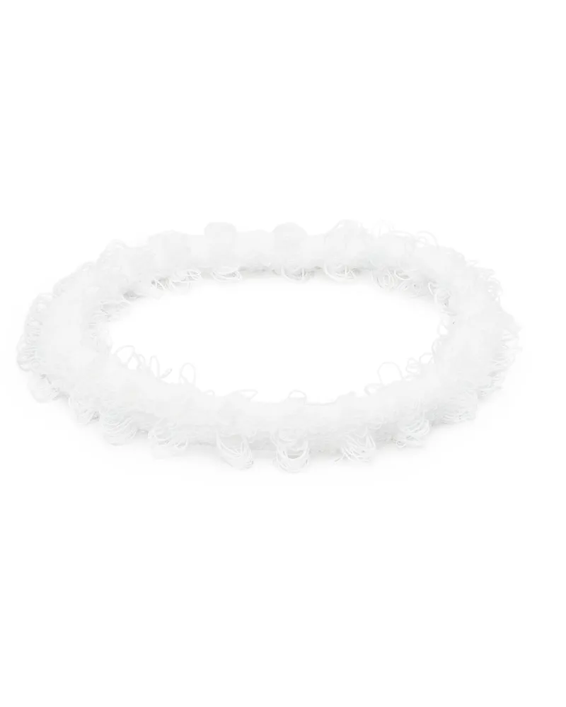 DU CIEL SSENSE Exclusive Bridal Capsule Dragee Garter White