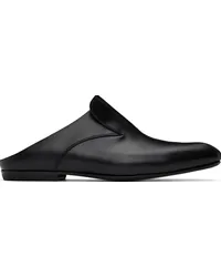 Dries van Noten Black Paneled Loafers Black