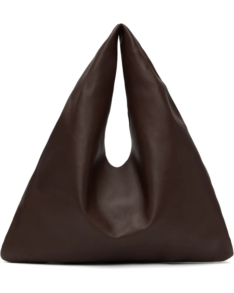 The Row Brown Small Bindle Tote Brm