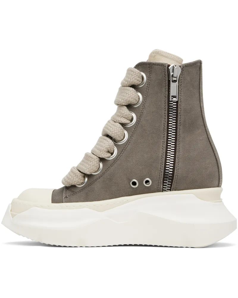 DRKSHDW by Rick Owens Gray Hollywood Jumbo Laces Abstract