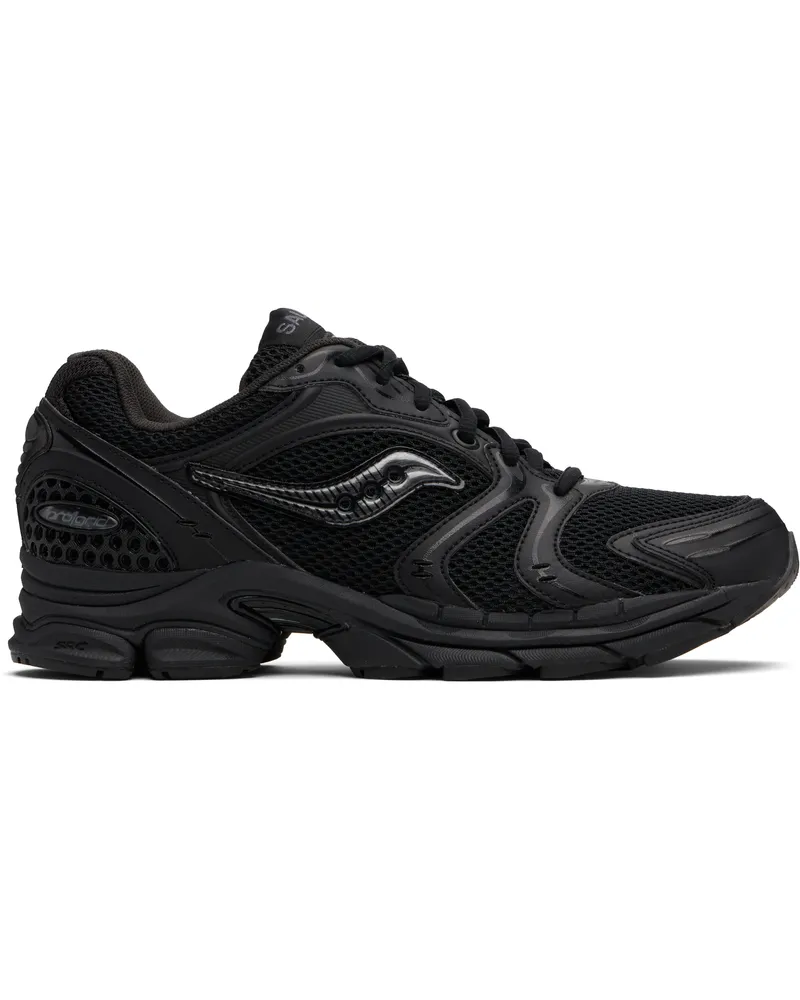 Saucony Black Progrid Triumph 4 Heritage Sneakers Black