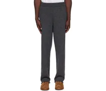 Gray Brushed Trousers