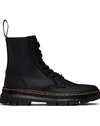 Dr.Martens Black Combs Leather Boots Black