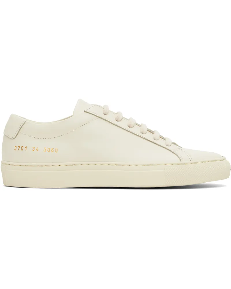 Common Projects Off-White Original Achilles Low Sneakers 3060