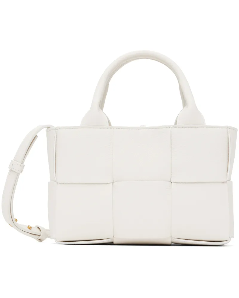 Bottega Veneta White Mini Arco Tote 9009