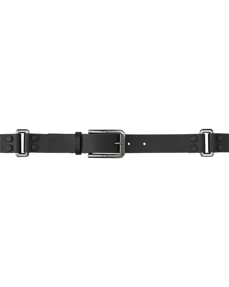 Max Mara Black Pin-Buckle Belt 007