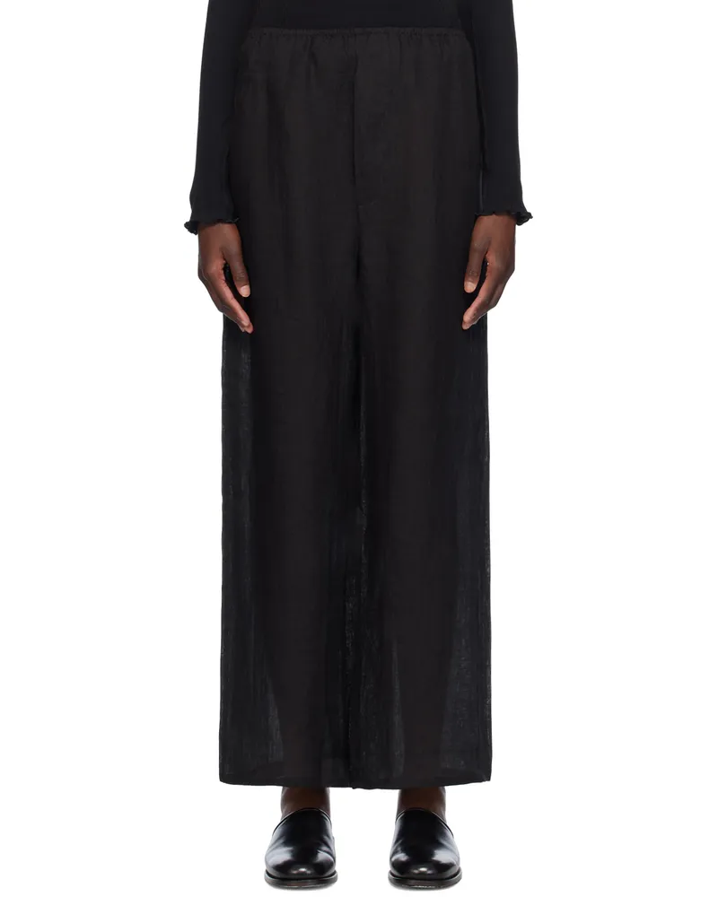 Baserange Black Stoa Trousers Black