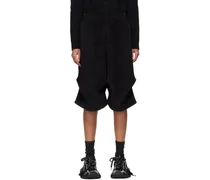 Black Tuck Shorts