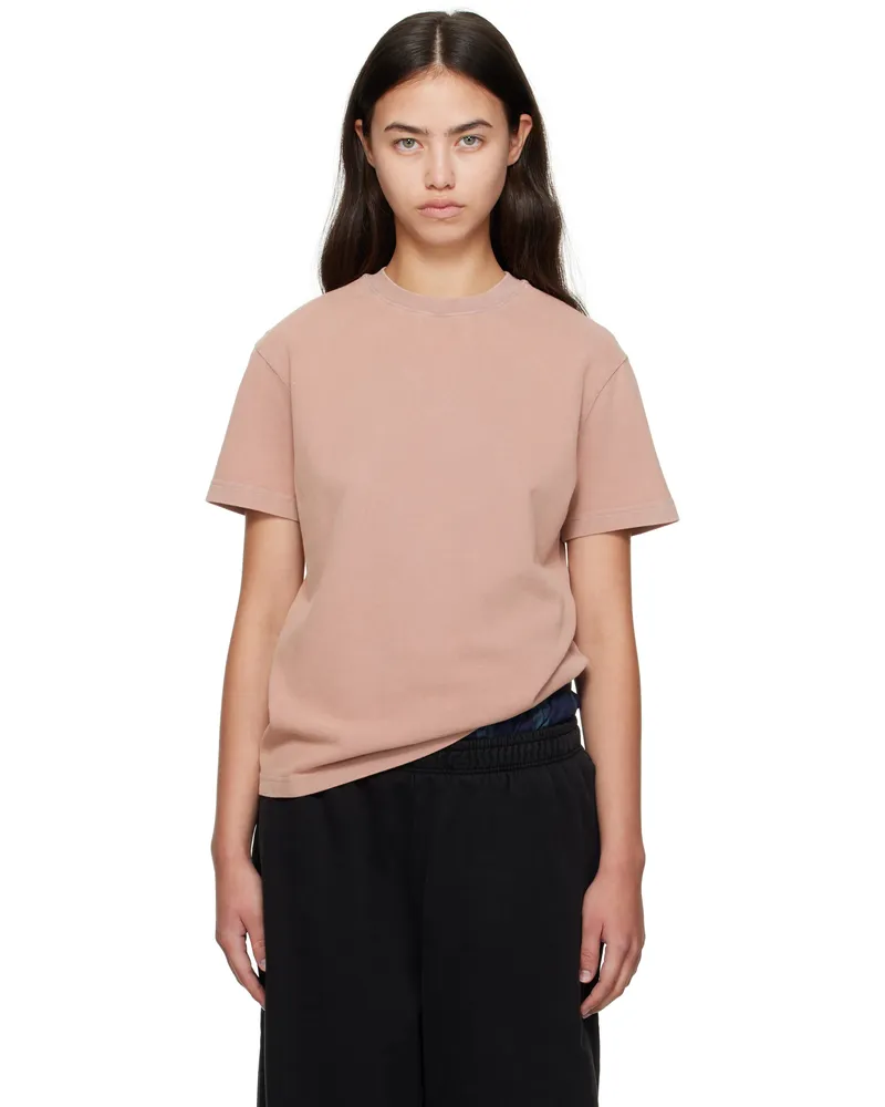 Acne Studios Pink Cotton Crewneck T-shirt Adh