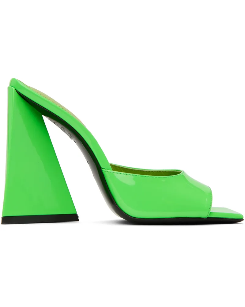 ATTICO Green Devon Heeled Sandals 163