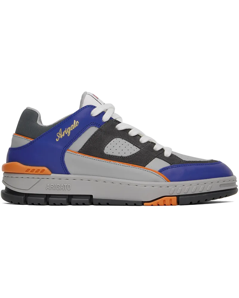 Axel Arigato Gray & Blue Area Team Colours Sneakers Grey