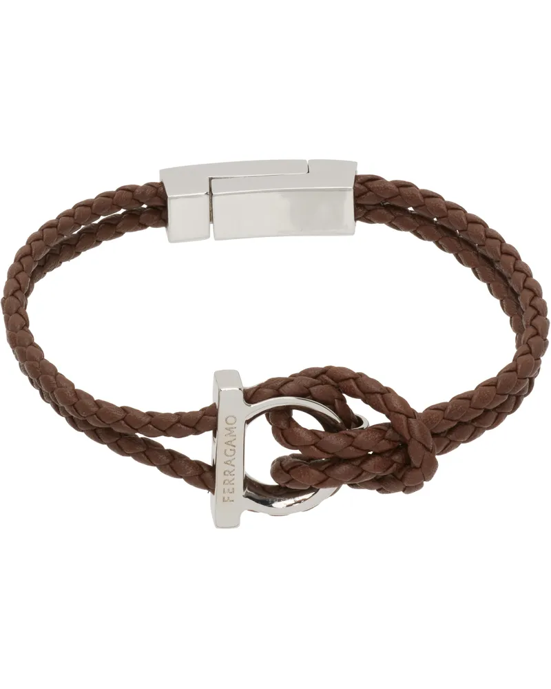 Ferragamo Gancini Bracelet Pel