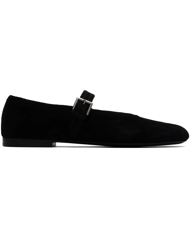 The Row Black Boheme MJ Ballerina Flats Blk