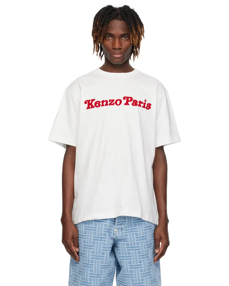 Kenzo White Kenzo Paris VERDY Edition Oversized T-shirt Off